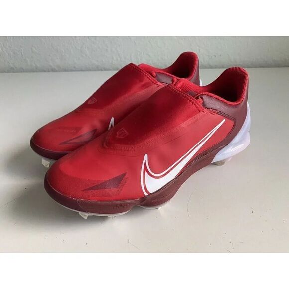 Nike Force Zoom Trout 8 Pro Red Metal Baseball Cleats CZ5915-616 Men's Sz 11 - Picture 8 of 12